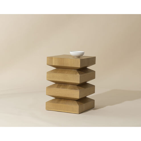 Cormac 23.25 X 16 inch Rustic Oak End Table